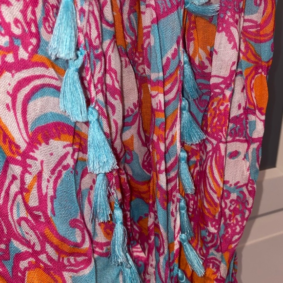 Lilly Pulitzer Resort Tassel Circle Loop Scarf - Picture 3 of 4